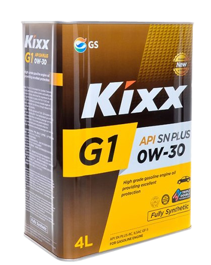 Моторное масло KIXX G1 SN PLUS 0W30, 4л